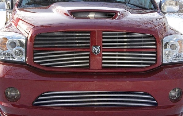 6 Piece Polished Billet Complete Grill Set 2006 Dodge Ram SRT10